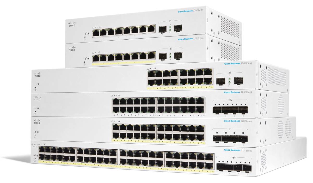 Product image of Cisco Business 220 Series Smart Switches