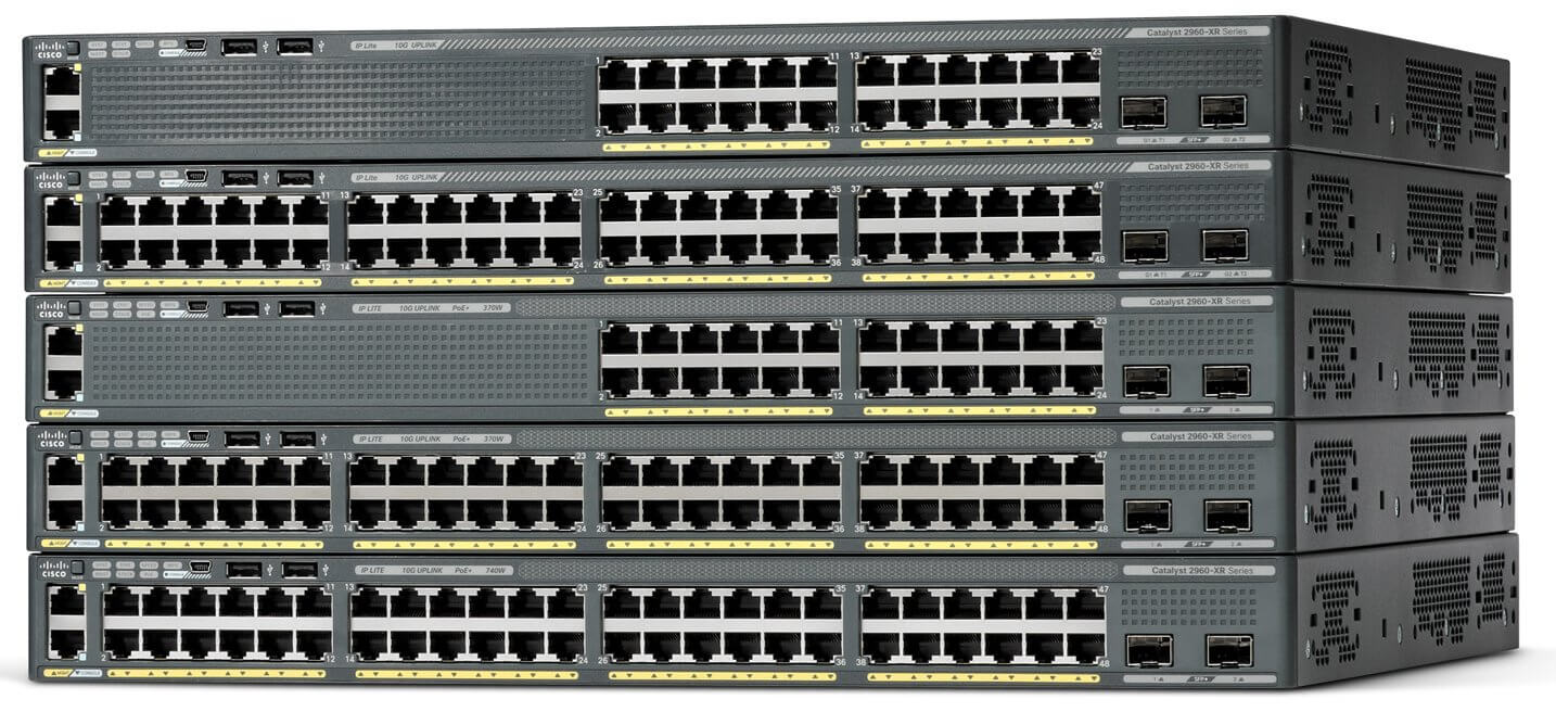 Product photo of Cisco Catalyst 2960-XR Series Switches