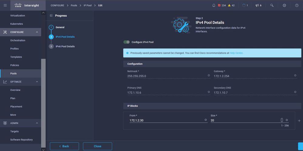 IP Pool for your IKS cluster