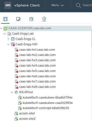 IKS Cluster Coming up in vCenter