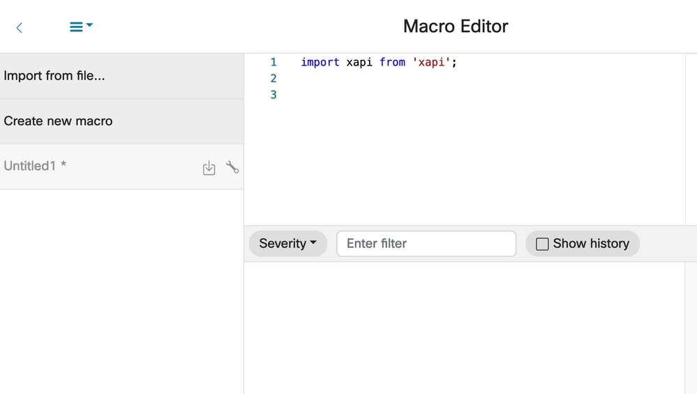 Macro Editor