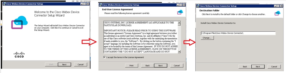 Install Webex Device Connector