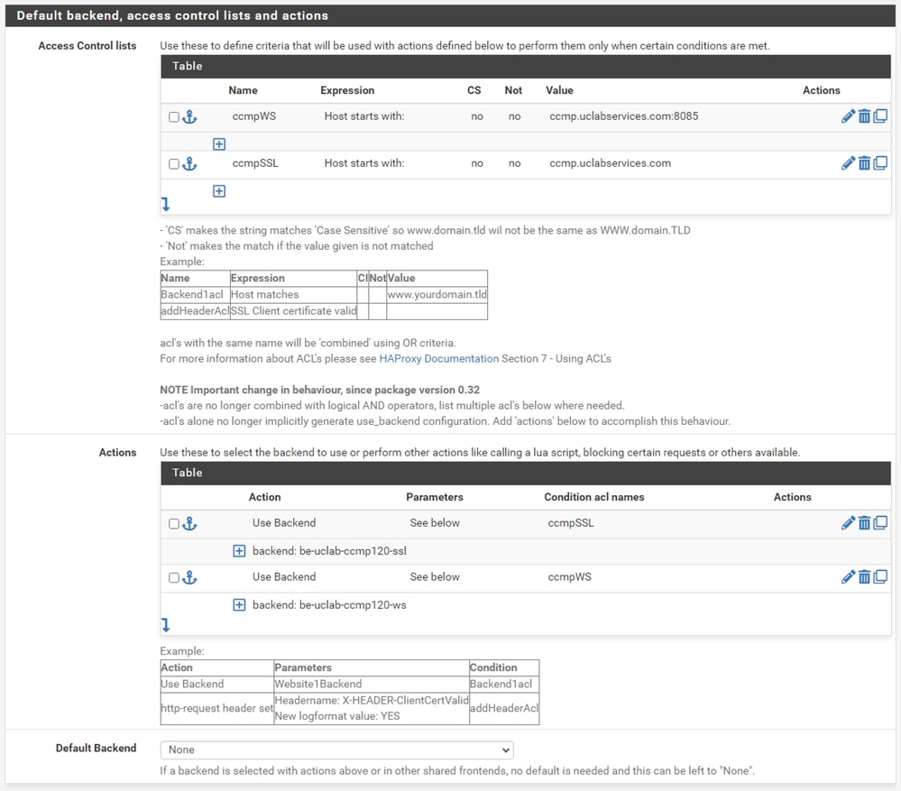 HAProxy Backend - ACL Advanced