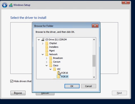 Boot from iscsi Target with MPIO - Browse the CD drive