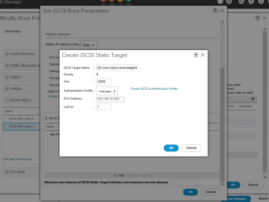 Boot from iscsi Target with MPIO - Enter Target info