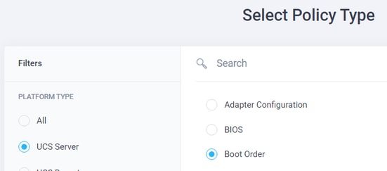 Configure IMM - Choose boot order