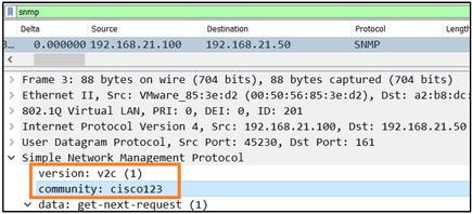 FTD SNMP – Inhalte erfassen – Community-Werte (SNMP v1 und 2c)