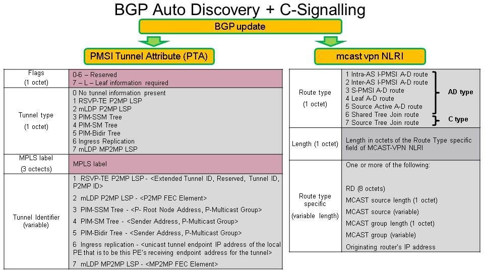 Figure A - BGP IPv4 AD MVPN