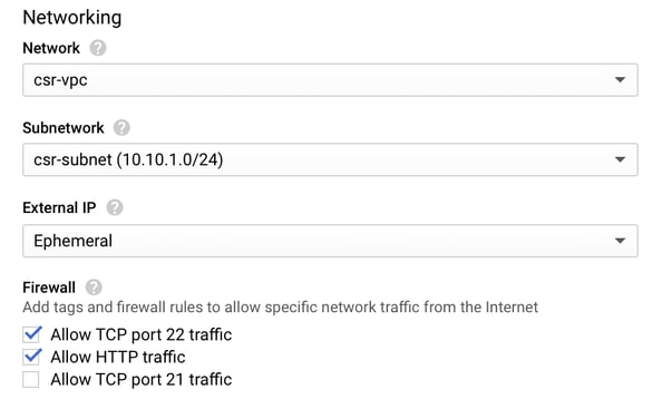 VM-Netzwerkeinstellungen füllen