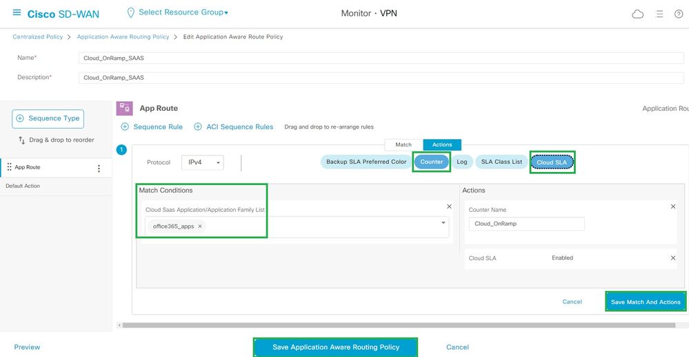 Stratégie de routage sensible aux applications