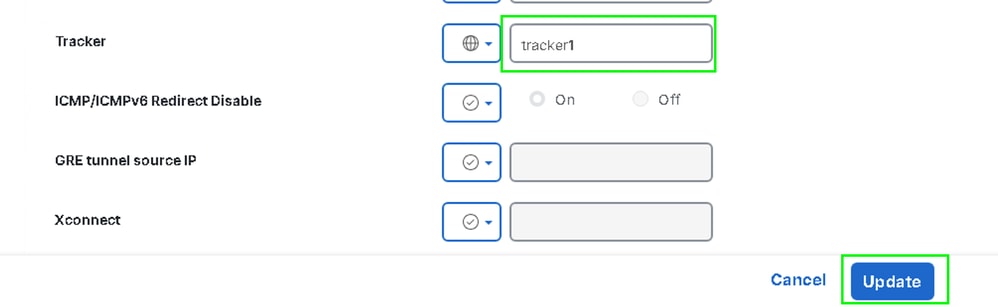 Tracker-Name in der Systemvorlage eingeben