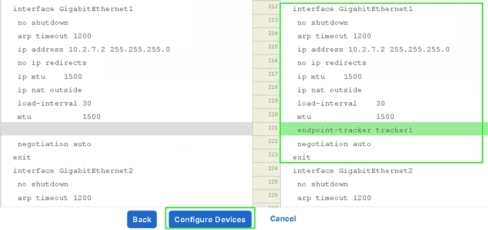 Select Configure Devices