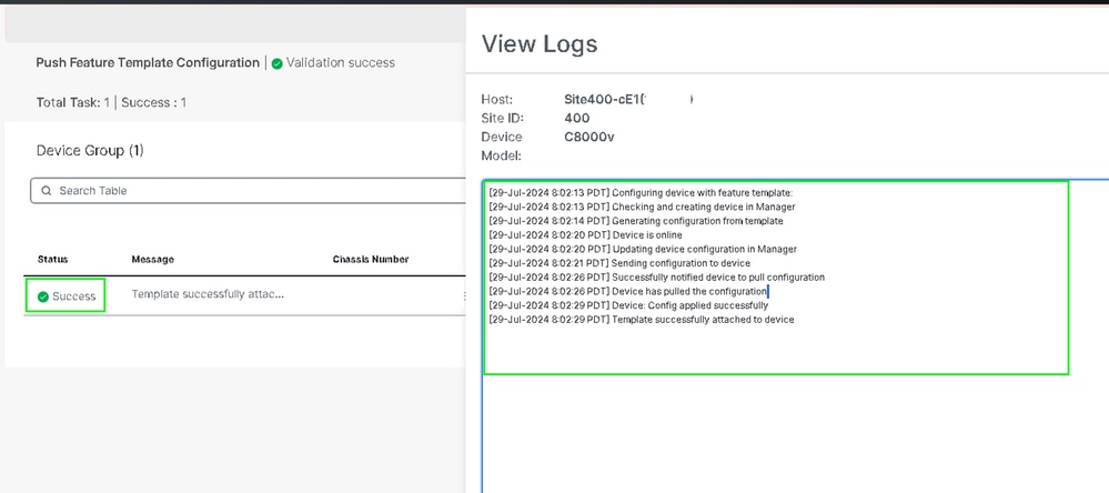 View Logs