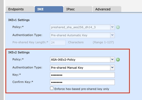 IKEv2の設定