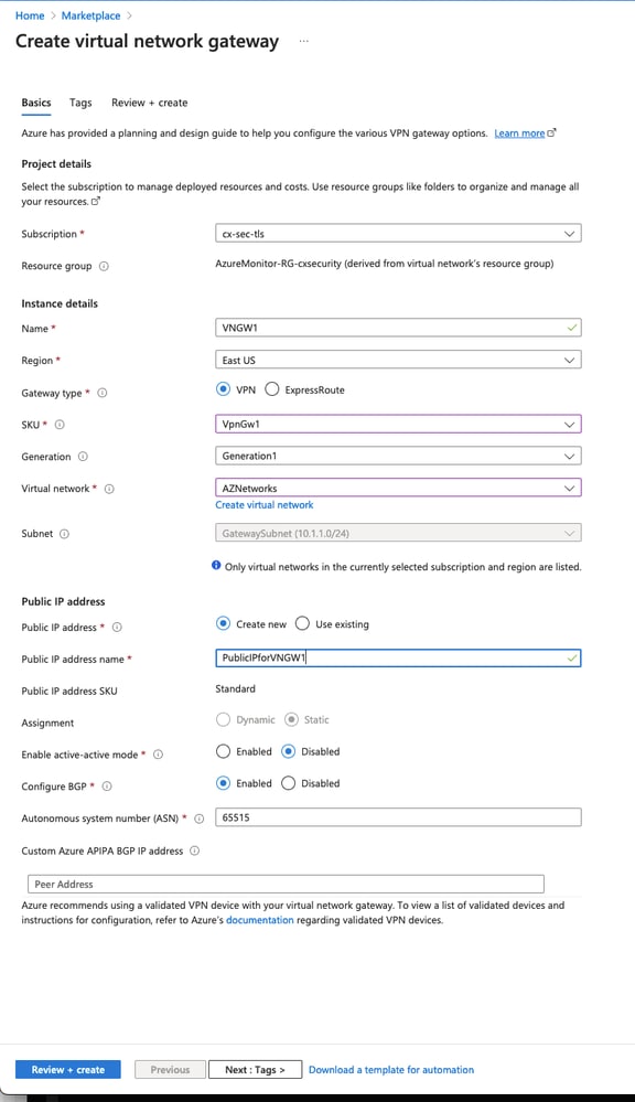 Add Public IP Address Name