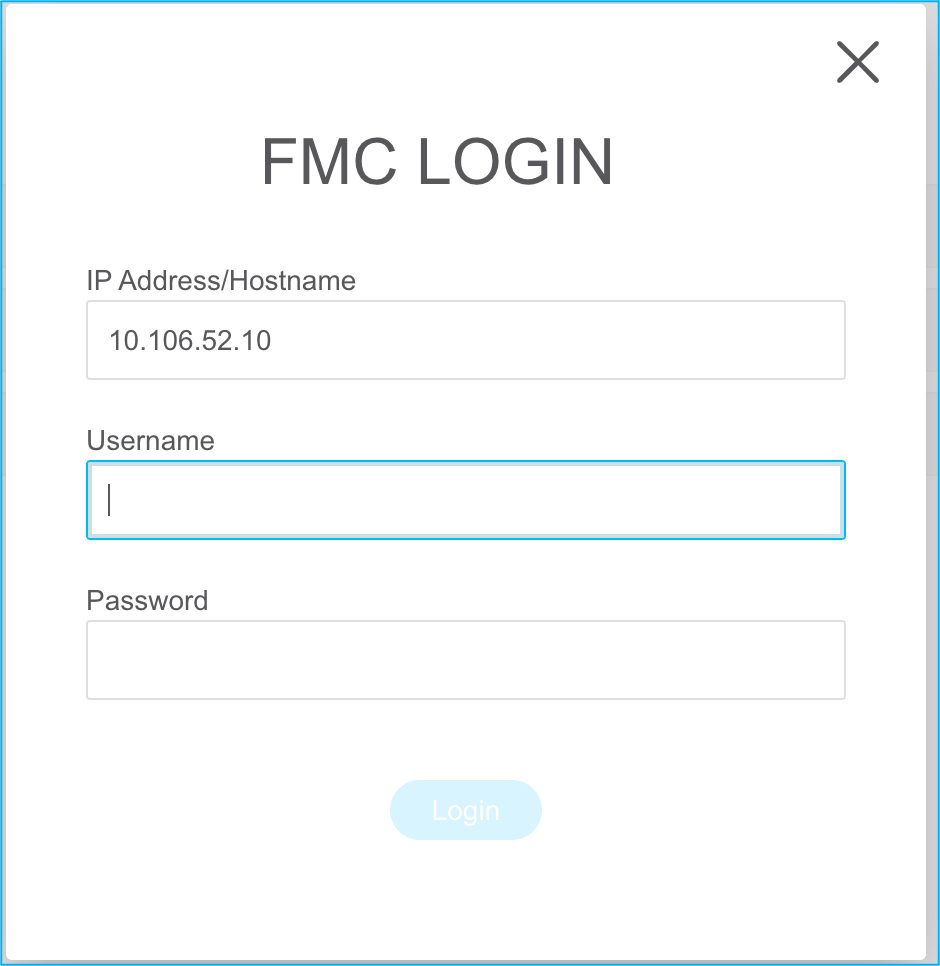 FMC Login Credentials