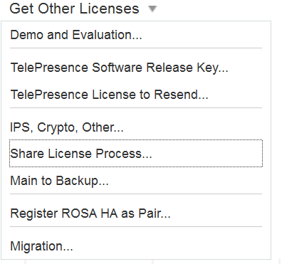 Proceso de licencia de uso compartido