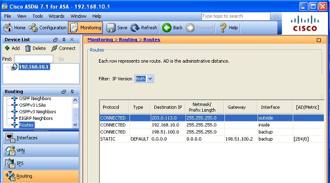 configure asa GUI display