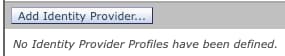 Add Identity Provider