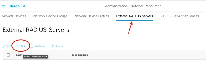 Radius servers