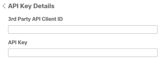 API Parameters - Integration