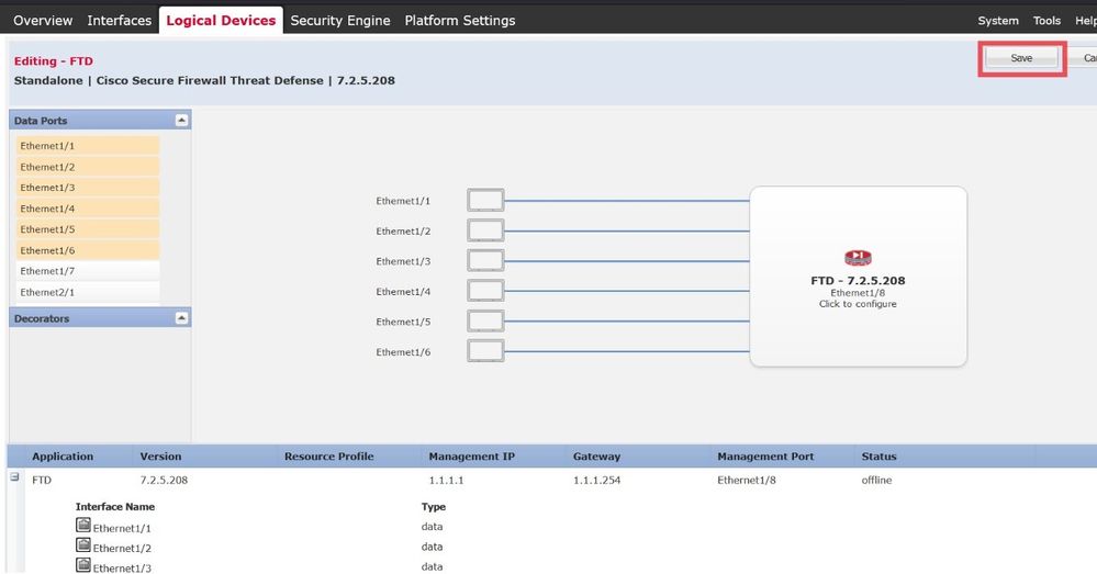 Save Bootstrap Configuration