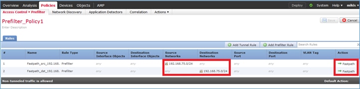 Add One more Prefilter Rule for the Return Traffic