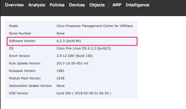 Upgrade von FirePOWER Management Center