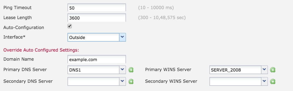 DNS/WINS-server configureren