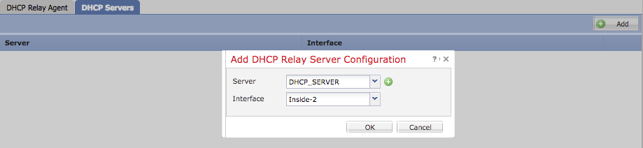 Externe DHCP-server configureren