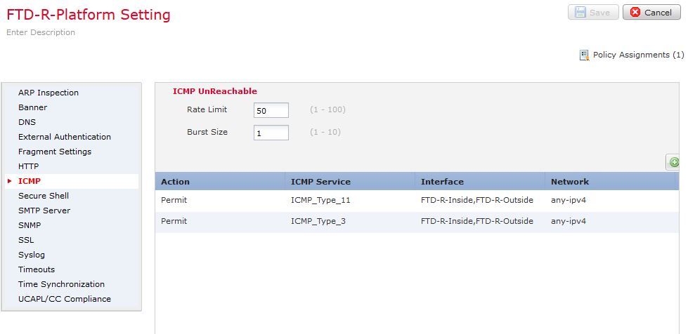 FTD-R Plattformeinstellung