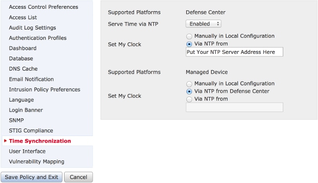 Virtuelle Appliances mit einem physischen NTP-Server synchronisieren