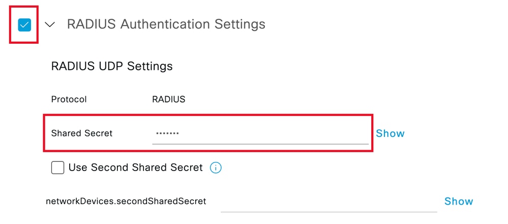 Password Radius