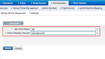 Join ISE 2.0 Active Directory