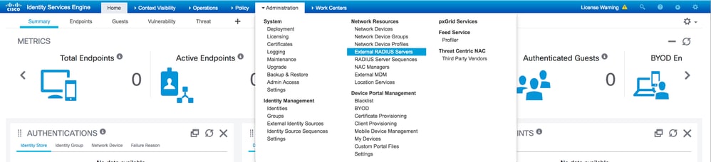 Configuración de varios servidores RADIUS externos para la autenticación de usuarios en ISE