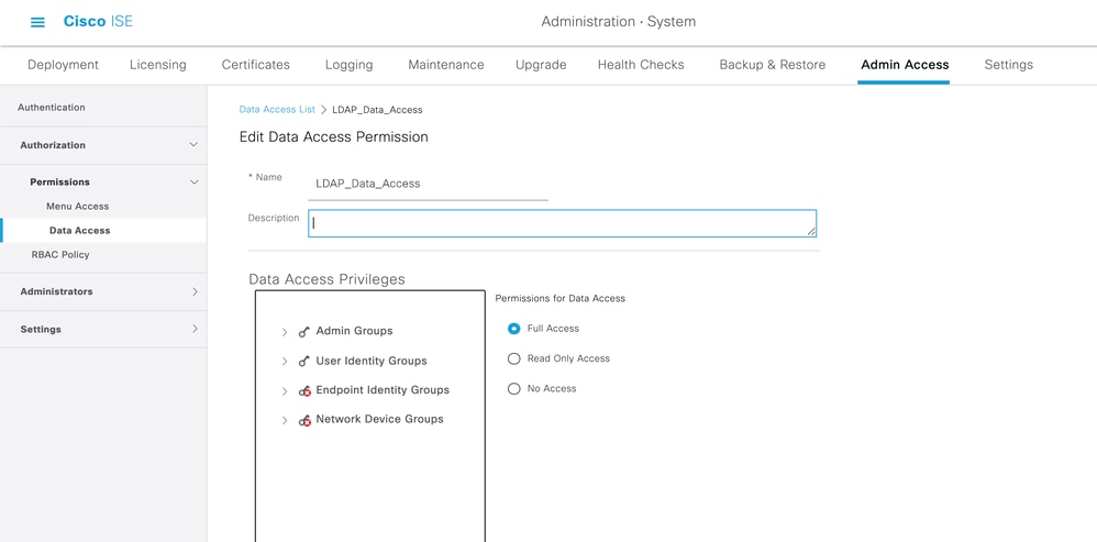 Data Access Permissions