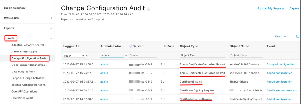 Configuration Report