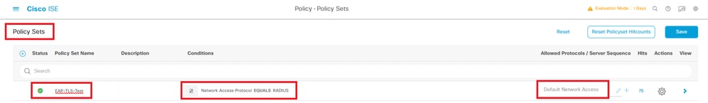 Policy Set hinzufügen