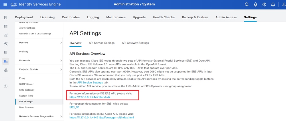 API Settings