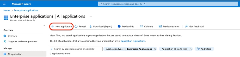 Azure - Enterprise Applications