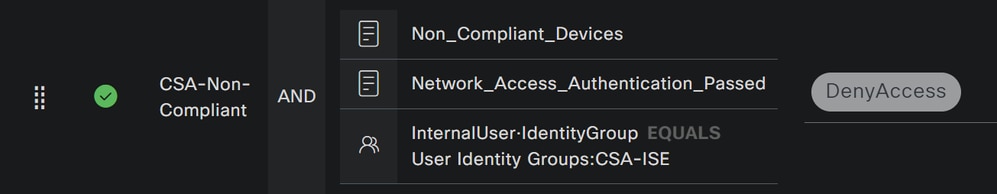 ISE - Conditions Studio - Non Compliant 3