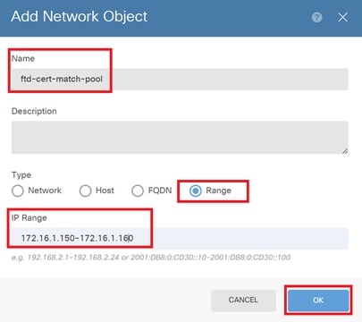 Detail of IPv4 Address Pool