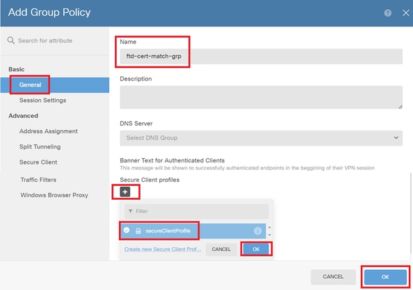 Details of Group Policy