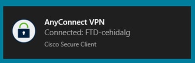 GUI antes da personalização - Informações de VPN do sistema