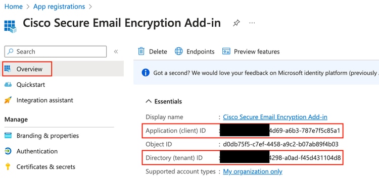 Complément Cisco Secure Email Encryption