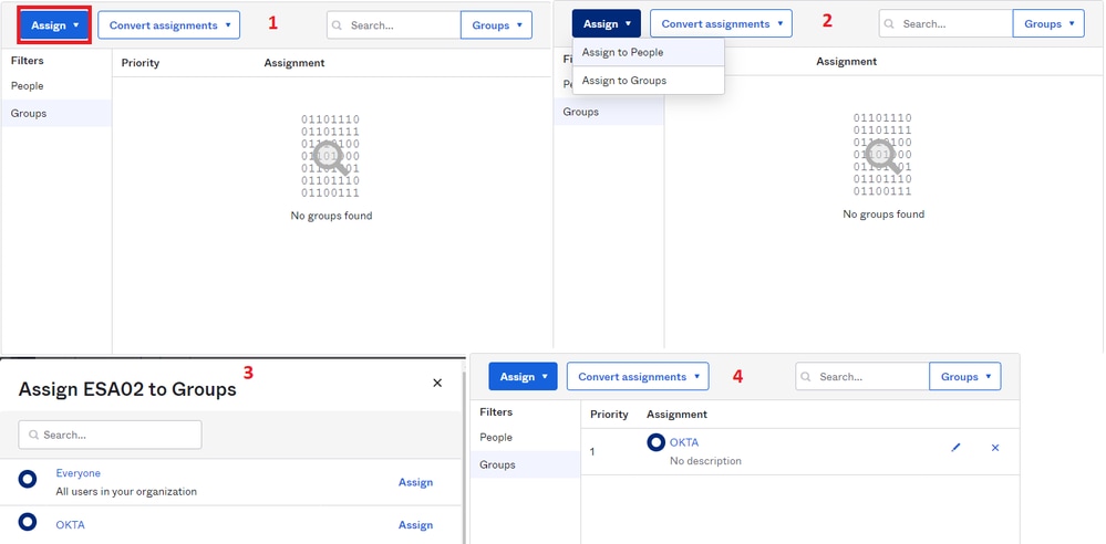 OKTA Assigning User Groups