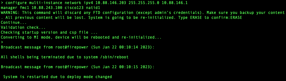 Wechseln in den Multi-Instance-Modus