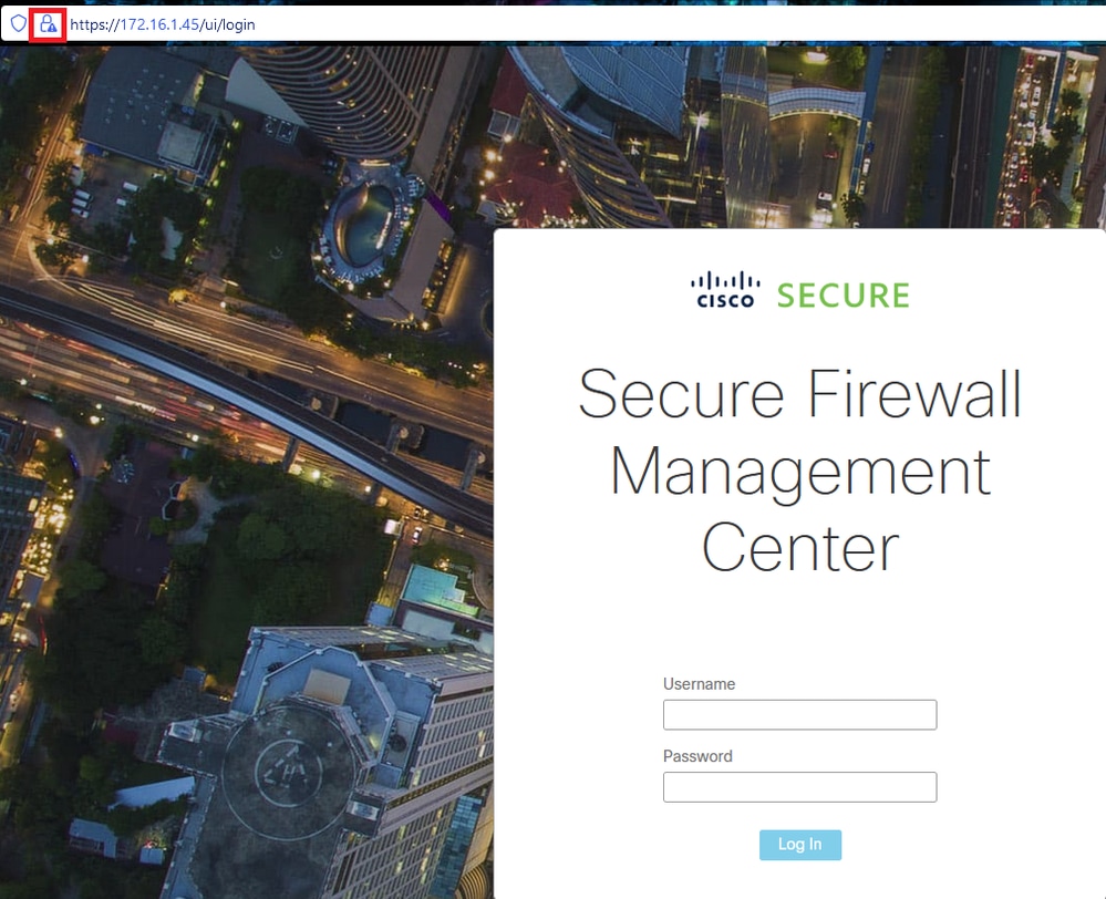 Secure Firewall Management Center 인증서