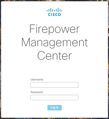 Inicie sesión en Firepower Management Center