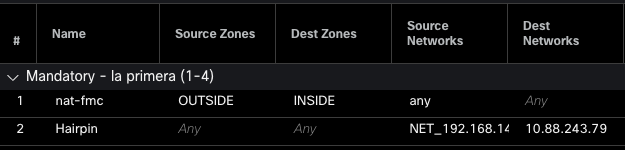 Configure Hairpin Policy